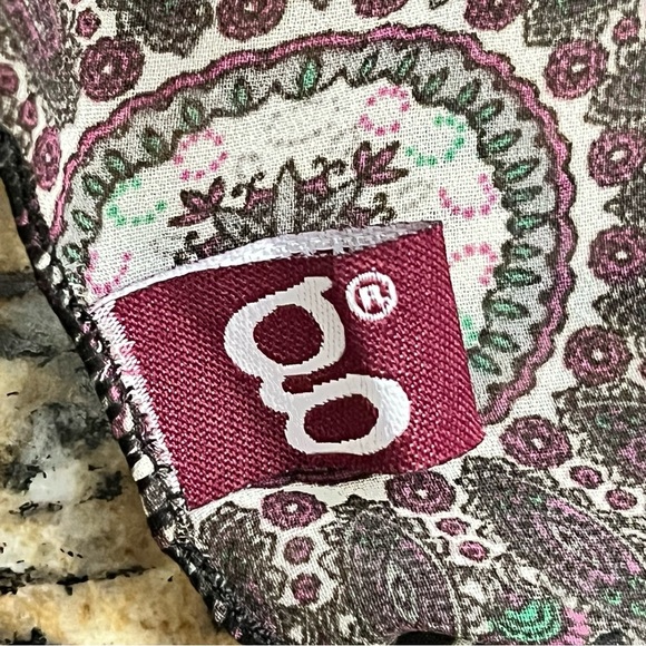 Kimono Cardigan Blouse Chiffon Paisley  Boho Beach Sheer Long Lined Coastal Goth - Picture 8 of 8